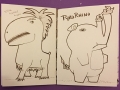 Spike Haired Hippo and Pyro Rhino
