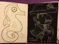 Glass-eyed Seahorse and Pirate Napoleon